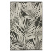 Koberec šňůrkový Lejda 12506/591 Palmové listí, antracitový