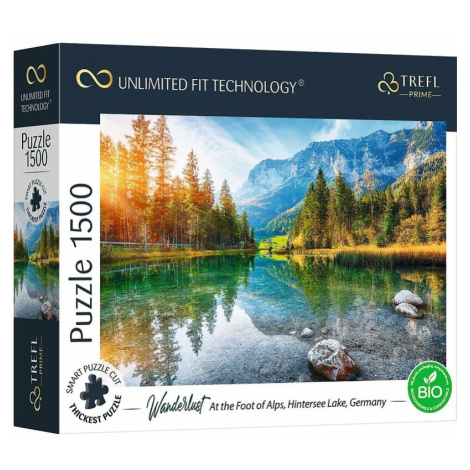 TREFL - Prime puzzle 1500 UFT - Toulky: Na úpatí Alp, jezero Hintersee, Německo