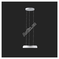 CARINA LE1 závěsné skleněné svítidlo stříbrná / bílá IP40 3000 K 24W LED - OSMONT