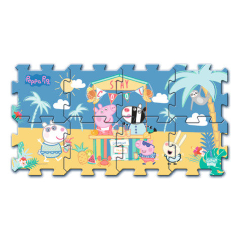 Trefl Pěnové puzzle Prasátko Peppa 32x32cm 8ks v sáčku