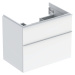 Geberit iCon - Umyvadlová skříňka, 74x62x48 cm, 2 zásuvky, lesklá bílá 502.304.01.1