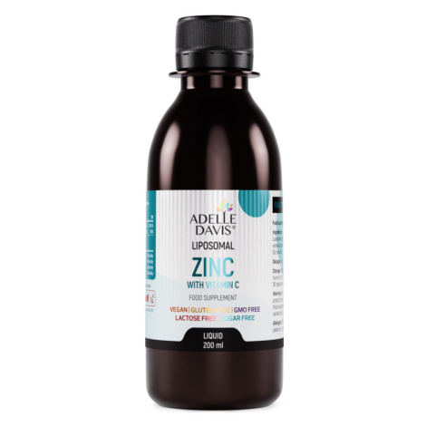 Adelle Davis Lipozomální zinek 15 mg s vitamínem C 200 ml