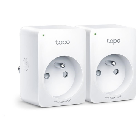TP-Link Tapo P100(2-pack) chytrá WiFi mini zásuvka (2300W, 10A, 2, 4 GHz, BT) TP LINK