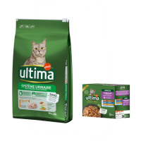 Ultima Cat 10 kg + Sterilized mix II 8 x 85g zdarma! - Urinary Tract 10 kg + Sterilized Mix II (