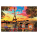 Puzzle 3000 dílků - Západ slunce v Paříži