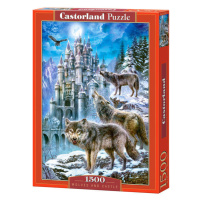 mamido Puzzle 1500 dílků Vlci a hrad