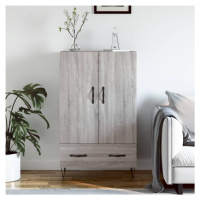 vidaXL Skříň highboard šedá sonoma 69,5 x 31 x 115 cm kompozitní dřevo