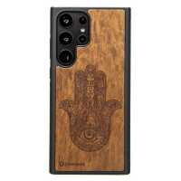 Pouzdro Bewood pro Samsung Galaxy S23 Ultra Hamsa Imbuia