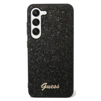 Kryt Guess GUHCS24SHGGSHK S24 S921 black hard case Glitter Script (GUHCS24SHGGSHK)