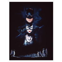 Fotografie Michael Keaton, Michelle Pfeiffer And Danny Devito., Batman Returns 1992, 30 × 40 cm