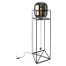 Sompex Stojací lampa Baloni, kovový rám a kouřové sklo