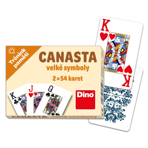 Dino Toys Trénink paměti Kanasta 108 karet