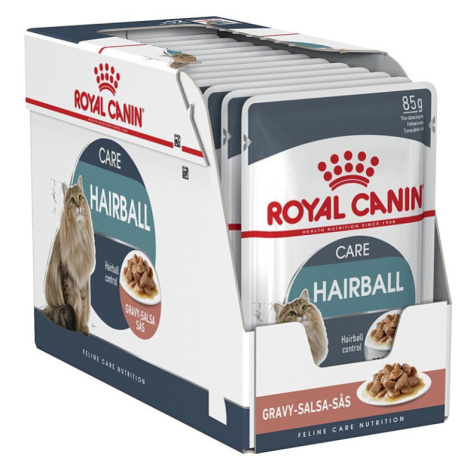 Royal Canin Hairball Care gravy ve šťávě 12x85g