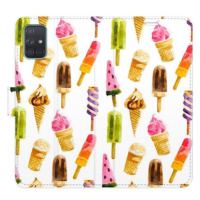 iSaprio Flip pouzdro Ice Cream Pattern pro Samsung Galaxy A71