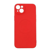 TopQ Kryt iPhone 14 Plus s MagSafe červený 85045