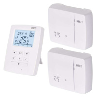Pokojový programovatelný bezdrátový OpenTherm termostat P5611OT.2R se 2 přijímači