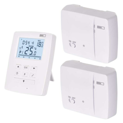 Pokojový programovatelný bezdrátový OpenTherm termostat P5611OT.2R se 2 přijímači EMOS