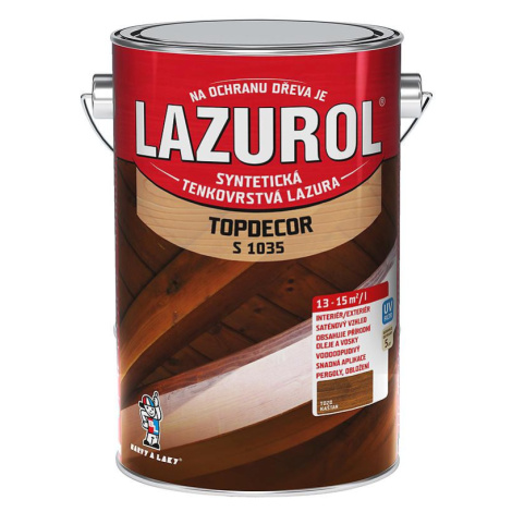 Lazurol Topdecor kaštan 4,5L