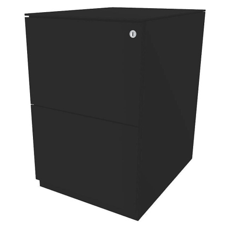 BISLEY Pojízdný kontejner Note™, se 2 kartotékami pro závěsné složky, v x š 652 x 420 mm, s horn