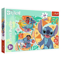 Trefl Puzzle Lilo&Stitch: Šťastný den MAXI 24 dílků