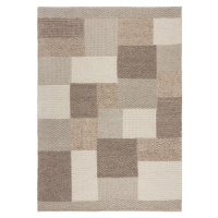 Flair Rugs koberce Ručně tkaný kusový koberec Minerals Patchwork Natural - 120x170 cm