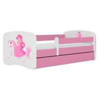Kocot kids Dětská postel Babydreams princezna na koni růžová, varianta