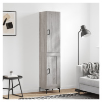 vidaXL Skříň highboard šedá sonoma 34,5 x 34 x 180 cm kompozitní dřevo