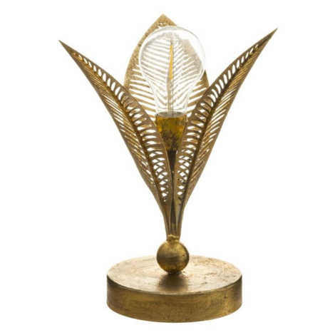 DekorStyle Dekorativní LED stolní lampa Leaf 24,5 cm