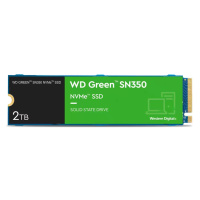 WD GREEN SSD NVMe 2TB PCIe SN350, Geb3 8GB/s, (R:3200/W:3000 MB/s)