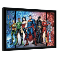 Obraz na zeď - DC Comics - Justice League United, 44.5 × 34.3 cm