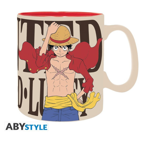 Hrnek One Piece - Luffy and Wanted 460 ml (king size) Abysse