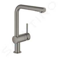 Grohe 30274AL0 - Dřezová baterie s výsuvnou sprškou, kartáčovaný Hard Graphite