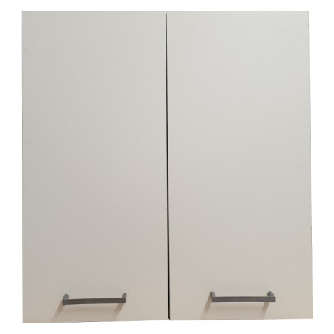 Koupelnová skříň dvoudveřová VR 05, bílá/beton Z EXPOZICE PRODEJNY, II. jakost MB Domus