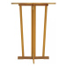 Skládací barový stůl 90 x 65 x 105 cm masivní teakové dřevo