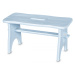 Dřevěná stolička - světle modrá