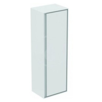 Koupelnová skříňka vysoká Ideal Standard Connect Air 40x30x120 cm bílá lesk/světle šedá mat E083