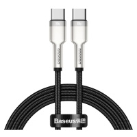 Kabel Cable USB-C to USB-C Baseus Cafule, 100W, 1m (black)