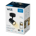 Philips Stropní bodové svítidlo WiZ IMAGEO LED GU10 4,9W 345lm 2700-6500K IP20 CRI90 černé, stmí