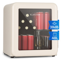 Klarstein PopLife 48, lednice na nápoje, 48 l, 0-10 °C, retro design, červená