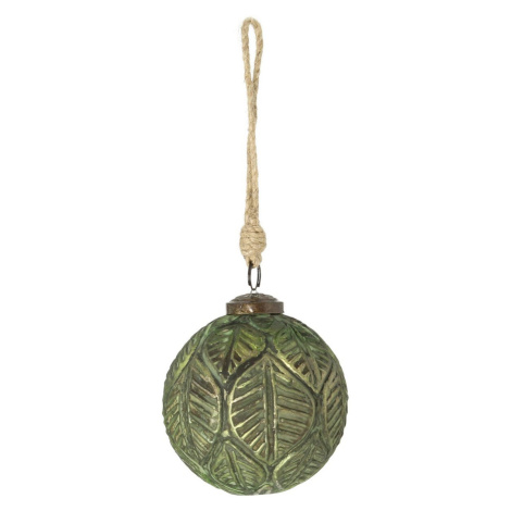 Dekoria Závěsná dekorace Green Bauble ⌀10cm, 10 x 10 x 10 cm