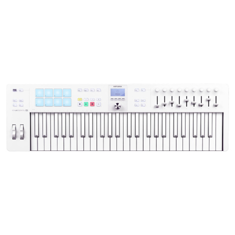 Arturia KeyLab Essential 49 mk3 MIDI keyboard Alpine White