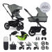 EASYWALKER - Kočárek kombinovaný Harvey? Agave Green XXL AIR + KIDDY Evoluna i-size 2 + základna