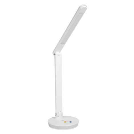 LED RGB Nabíjecí stolní lampa s funkcí powerbanky LED/12W/5V 2800-6000K bílá Donoci