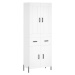 vidaXL Skříň highboard bílá 69,5 x 34 x 180 cm kompozitní dřevo