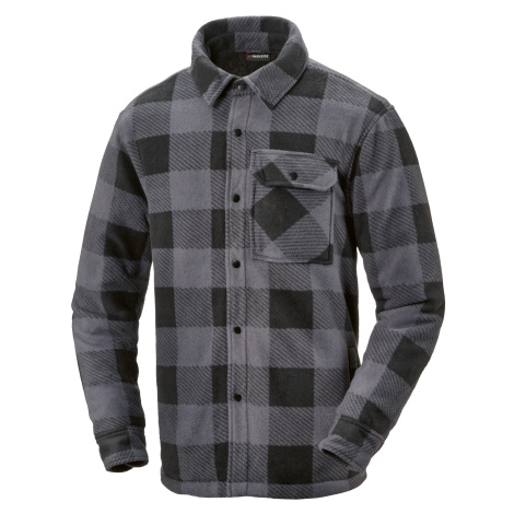 Parkside® Pánský flanelový overshirt (M (48/50), káro/šedá)