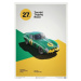 Umělecký tisk Ferrari 250 GTO - Green - Goodwood TT - 1962 - Limited Poster, Automobilist, 50 × 