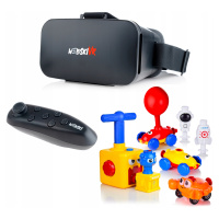 Brýle Vr 3D 360 Stupňů+gamepad+ Pneumatický Vystřelovač Balónků