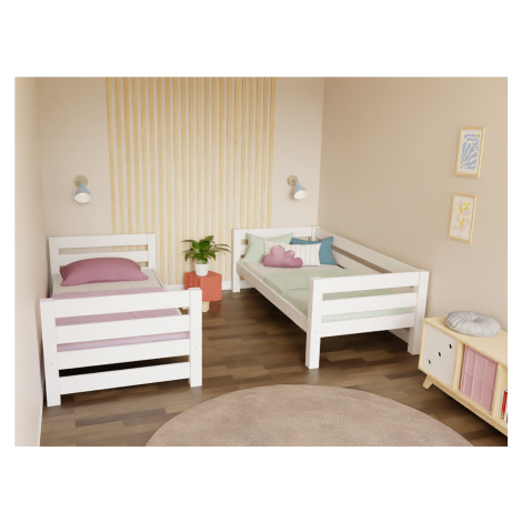 Tartak Meble Dřevěná patrová postel ATLAS pro děti 90x200 cm Zvolte barvu: Transparentní lazura,