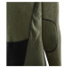 Aclima Merino triko WoolNet Hybrid Crew Neck Hiking 120g - Jet Black / Olive Night Velikost: XXL