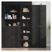 vidaXL Skříň highboard černá 50 x 41 x 185 cm kompozitní dřevo